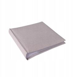 Ertom Fotóalbum 200 db 10x15-ös méretű fényképhez, vászon borítású, szürke, négyzet alakú (BK46200 Mustang Grey)