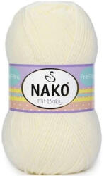  Nako Elit baby bolyhosodásmentes fonal 00300 - Törtfehér