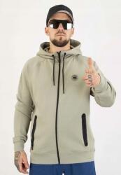 Pitbull Pit Bull Dogwood szürke cipzáras kapucnis pulóver, 78% pamut, 16% poliészter, 6% spandex (135040130005)