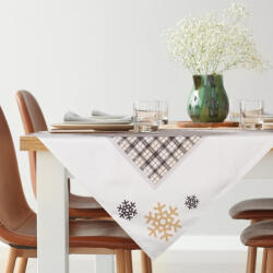  Angel bársonyos tapintású karácsonyi asztalterítő Fehér 85x85 cm (431369)