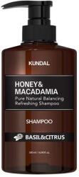 KUNDAL - Honey & Macadamia Nature Shampoo, Basil & Citrus, 500ml