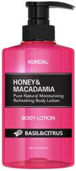 KUNDAL - Honey & Macadamia Pure Body Lotion, Citrus & Basil, 500ml