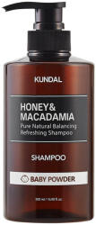 KUNDAL - Honey & Macadamia Nature Shampoo, Baby Powder, 500ml