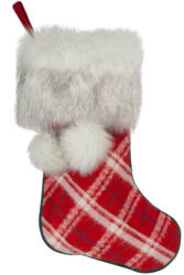  Grid mikulás csizma Piros 28x50 cm (416817)