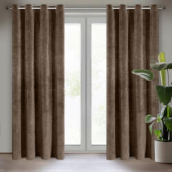  Ria bársony sötétítő függöny Barna 140x250 cm (366806)