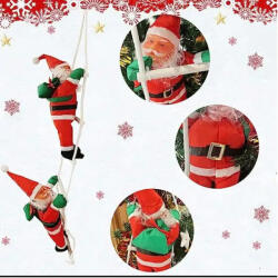  Létrán mászó mikulások 40 cm