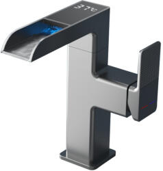 Austler FH-3123 smart mosdó csaptelep - digitális vízhőfok kijelző (gunmetal) (FH-3123HQ)