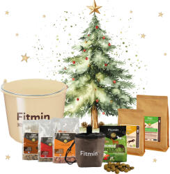  Ajándékvödör jutalomfalatokkal és ásványi kiegészítőkkel lovak számára