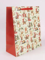  Karácsonyi Cicák - Ajándéktáska (S méret) (370888)