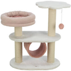 TRIXIE Cat Tree Arianna - kaparófa (fehér/pink) macskák részére (70cm)