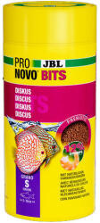 JBL Pronovo Bits Grano S - Akváriumi alaptáp granulátum korongos és egyéb igényes Dél-Amerikai sügér számára 3-10 cm-ig (1000ml/480g) - pankapetshop