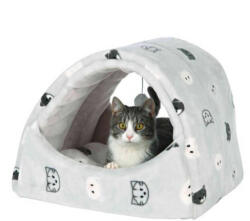 TRIXIE Cave Mimi - bújó (szürke, mintás) macskák részére (42x35x35cm)