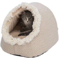 TRIXIE Boho Cave - plüss barlang (bézs) macskák részére (35x26x41cm)