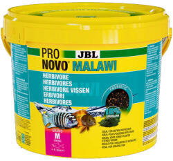JBL Pronovo Malawi Grano "M" - Akváriumi alaptáp granulátum 8-20 cm-es sügérek számára (5, 5l/2750g)