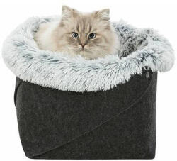 TRIXIE Harvey Bed - peremes fekhely (fehér-fekete, szürke) macskák részére (33x27cm)