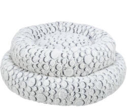 TRIXIE Mila Bed - kerek, peremes fekhely (fehér/szürke) macskák részére (50cm)
