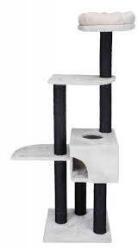 TRIXIE Nita Scratching Post - macskabútor (fekete, világos szürke) 54x44/147cm