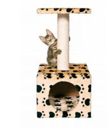TRIXIE Junior Zamora Scratching Post - macskabútor (bézs, tappancs mintával) 60cm