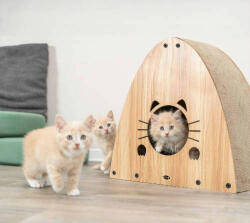 TRIXIE Scratching house - kaparó ház (barna) macskák részére (48x48x28cm)