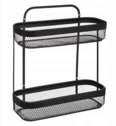 5five Simply Smart Fém Konyhai Polc, fekete, fűszertartó, 31×35cm, 5five Simply Smart (169223)