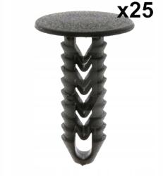 FA1 Rögzítő klipsz, Fiat Croma, 20mm átmérő, fekete