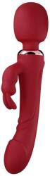 Mokko Toys Vibrator 2 in 1 Wand & Rabbit Great Mix, 20 Moduri Vibratie, USB, 24.6cm Vibrator