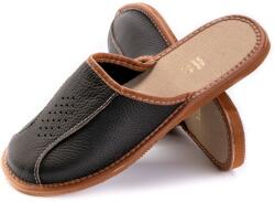 Maximus Férfi Bőr Papucs, barna, Size 42 (58A0200)