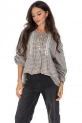 RohBoutique Top boho oversized din bumbac Bej Aimelia BR2953