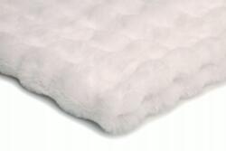 Orient Fashion Bubble műszőrme, egyoldalas, 1. számú Fehér 1/2 méter (Futerko_Bubble Nr_1_Biały 0,5)