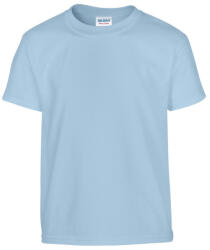 Gildan GIB5000 rövid ujjú pamut gyerek póló - light blue szín (giB5000lb-s)