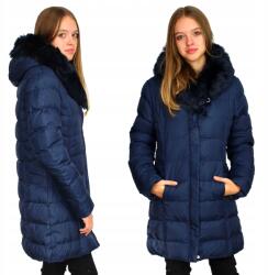 Youandbaby Pihe Kabát Téli Steppelt Szőrmés Kapucnis Bélelt 158