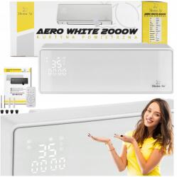 Mission Air AERO légfűtés, 2000W, távirányító, időzítő, fehér (Kurtyna Farelka Mission Air AERO White 2000W)