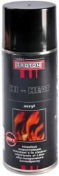 Troton Hőálló Lakk, fekete, 400ml, 650°C-ig, kipufogóhoz, szatén matt