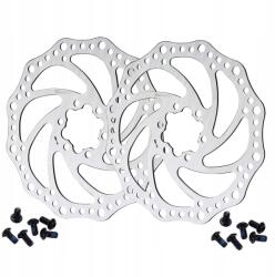  Dymoece féktárcsák, 180mm, 12 csavarral, 2 db, Shimano Deore MTB (B08HHZG64K)