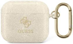 Guess Husă Guess GUA3UCG4GD pentru AirPods 3, aurie, Glitter Collection (GUA3UCG4GD)