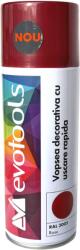 Evotools Vopsea spray decorativa, uscare rapida, rosu RAL 3002, 400 ml (683440)