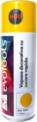 Evotools Spray vopsea decorativa, uscare rapida, galben RAL 1032, 400 ml (683438)