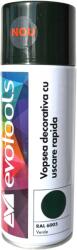 Evotools Vopsea spray decorativa, uscare rapida, verde RAL 6005, 400 ml (683442)
