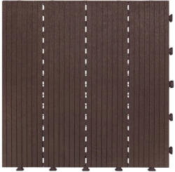 EasyTile Dale terasa din compozit, model Cosmo, 45cmx45cm, culoare mocha