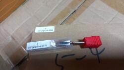 Global Fashion Bit din metal dur, conic ascuțit, brâu rosu, F Large Cone STPV