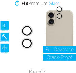FixPremium Glass - Sticlă Călită Cameră Spate fără Ramă pentru iPhone 17