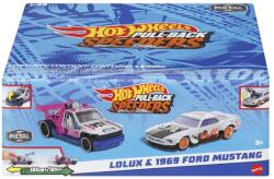 Mattel Set 2 Masinute Metalice Pull Back Lolux Si 1969 Ford Mustang 1: 43 (mthpr91_hwh57)