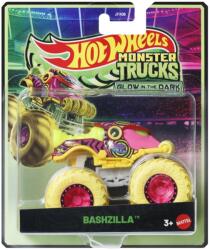 Mattel Glow In The Dark Masinuta Bashzilla Scara 1 La 64 (mtjfx08_jfx23)