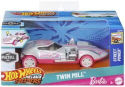 Mattel Masinuta Metalica Cu Sistem Pull Back Barbie Twin Mill Street Power Scara 1: 43 (mthpr70_jcm06)