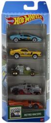  Set 5 Masini Hot Wheels Cu Design Retro Racers (mt1806_htv50)