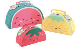 Vilac x Sarah Betz 3 gyümölcsös bőrönd