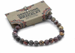 AWM Manifesztációs Drágakő Karkötő - Leopárd Jáspis - Bátorság