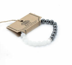 AWM Fazettás Drágakő Karkötő - Mágnes / Hegyi Kristály