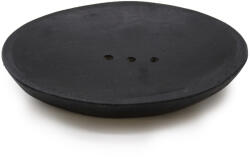 AWM Ovális Fekete Folyó Kő Szappantartó