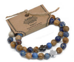 AWM Drágakő Barátság Karkötők, 2-es szett-Támogatás (Pároknak, Barátoknak)